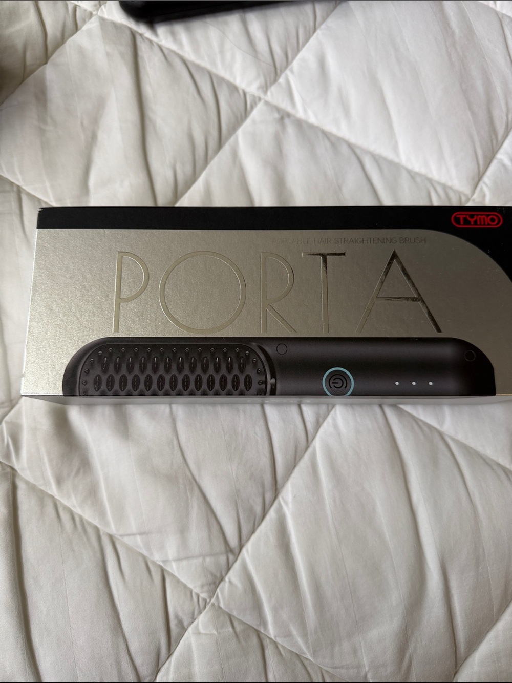 TYMO Porta Portable Hair Straightening Brush - Black - Picture 5 of 8